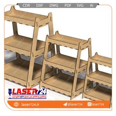 تصویر طرح استند سه طبقه (استند شیرینی) #1